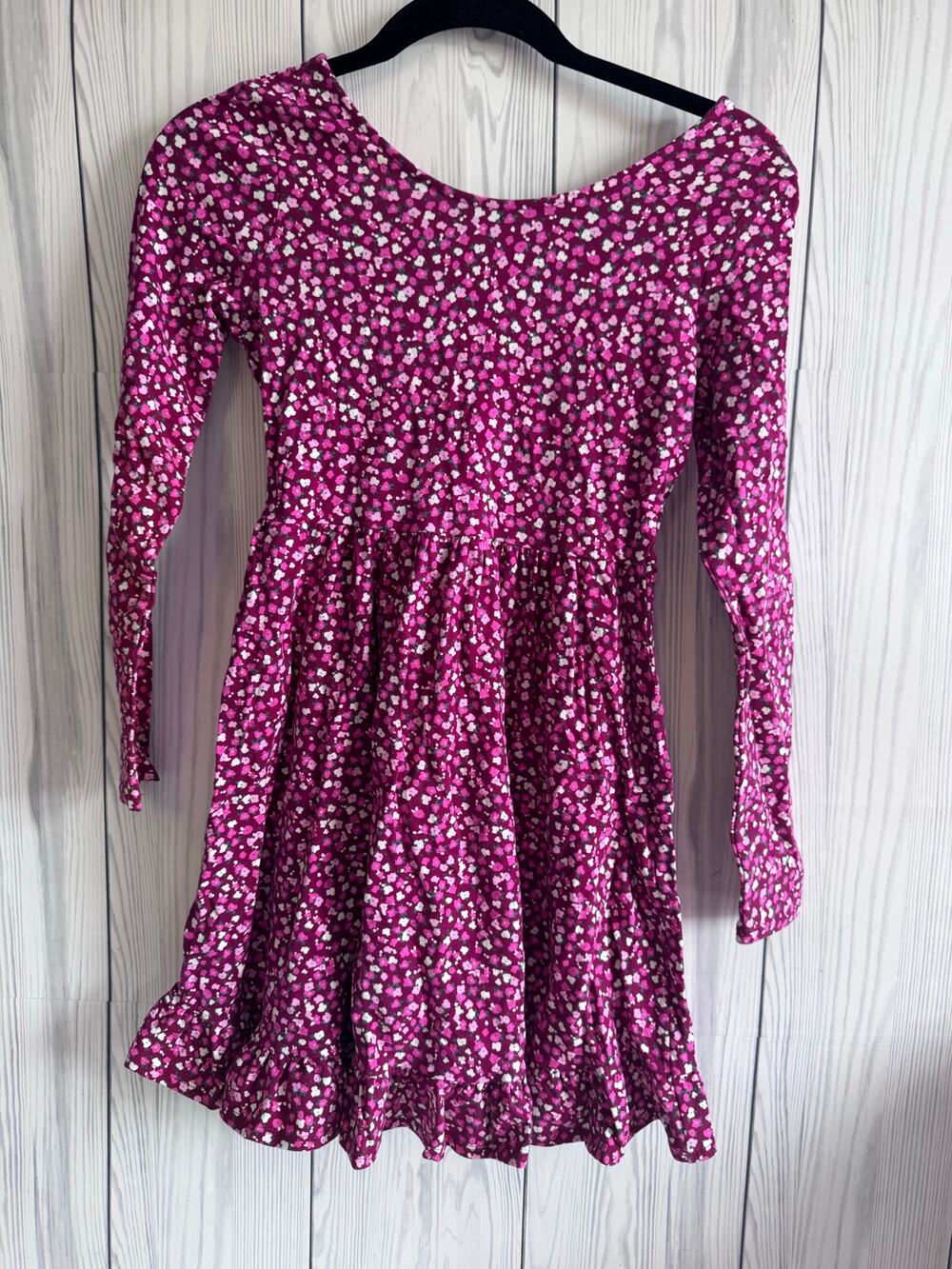 J Crew Crewcuts Floral Ruffle Dress Pink Size 10